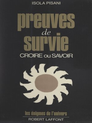 cover image of Preuves de survie